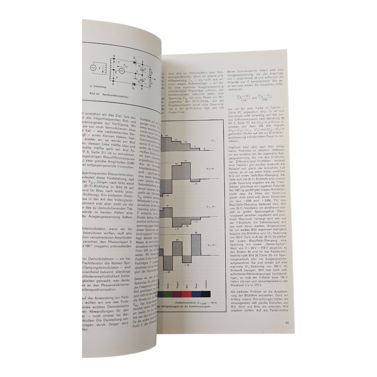 Colour TV Klaus Welland Franzis 2nd Edition of 46 Colour Pictures TV Technology
