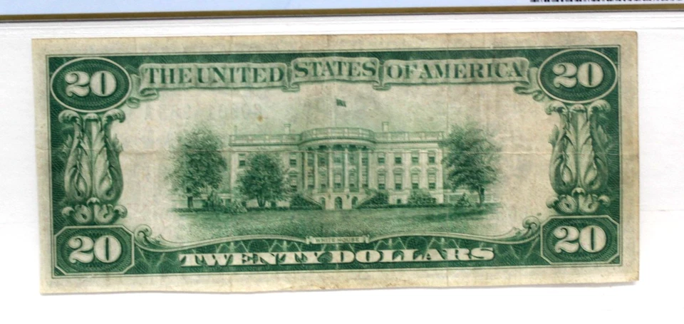 1928 $20 NUMERICAL CHICAGO FEDERAL RESERVE NOTE  PCGS 20 VERY FINE - Image 4 of 4