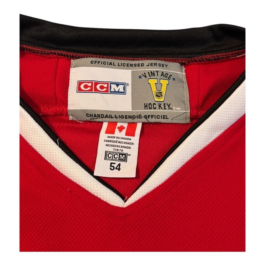 Camiseta deportiva vintage Jeremy Roenick #27 Chicago Blackhawks CCM adulto 54 hockey NHL Foto 2 de 4