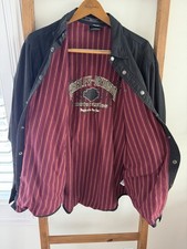 Vintage Harley Davidson &ldquo;Knights of the Open Road&rdquo; Snap Button Jacket Large