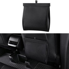 Car Trash Can Waterproof Leather - Portable Vehicle Garbage Bin Organizer Bag US