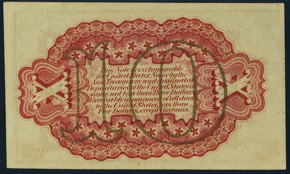 FR 1252 - 10c THIRD ISSUE RED BACK - "1" ON FRONT - PMG 58 EPQ - ChAU - SLEEPER - Image 4 of 4