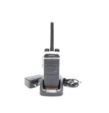 Hytera PD602 Digital Two-Way Radio Walkie Talkie w/Cradle Antenna & Adapter
