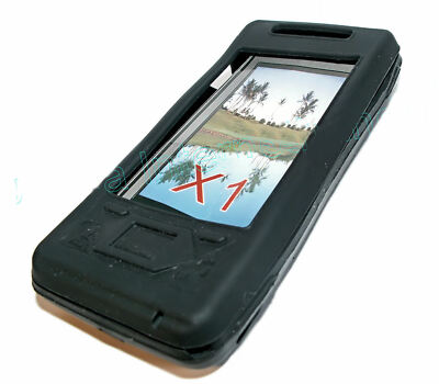 Silicone TPU Mobile Phone Cover Case Cover in Black for Sony Ericsson X1 