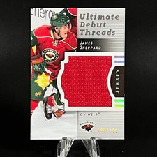 James Sheppard 2007-08 Ultimate Debut Threads Jerseys #DTJS /200 WILD LOOK!!