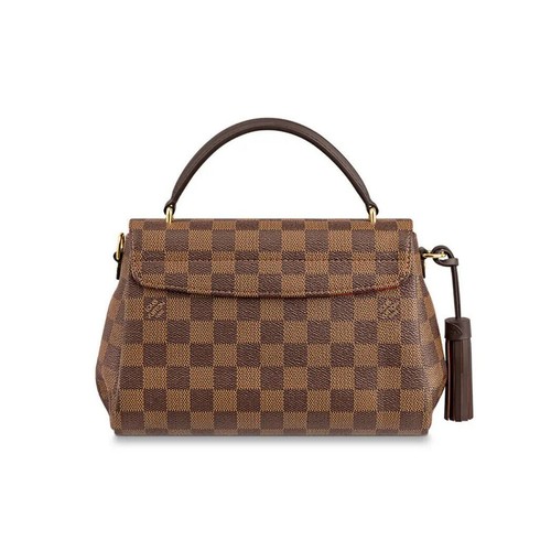 New Louis Vuitton Croisette Damier Ebene Shoulder Bag Brown Red lining Small LTD - Picture 6 of 24