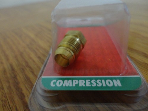 Lot of 5 Ace 1/4" Brass Compression CONTROL NUT .25" 6.4mm 5 Pack - Picture 5 of 6