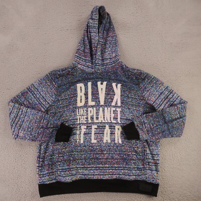 Rocawear Hoodie Mens 2XL XXL Blue Polyester BLAK is the new Black