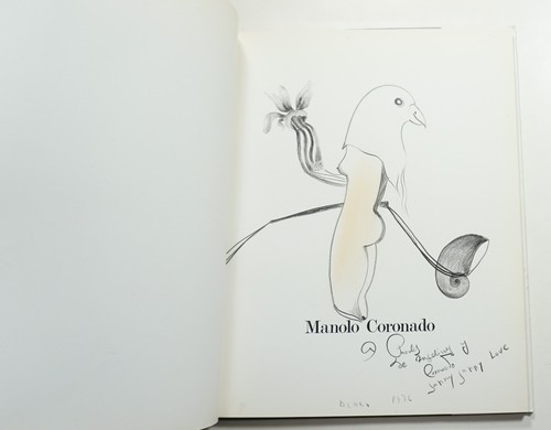 Manolo Coronado 1976 Planells SIGNED by Artist w/ORIGINAL DRAWING Art Spain HCDJ - Picture 4 of 11
