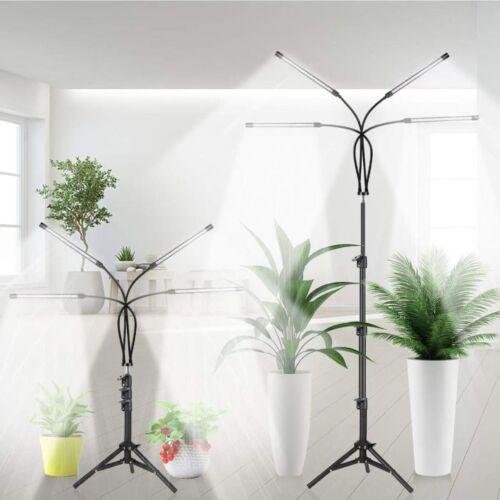 Grow Light w/Stand for Indoor Plants 5500K Full Spectrum Plant LED Lamp 4-Head - Picture 7 of 7
