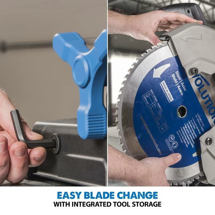 Evolution S355CPS Raptor 355mm TCT Steel Cutting Chop Saw 240volt  - Image 3 of 4