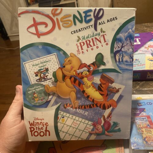 Disney Pooh & Friends Holiday Print Studio Christmas Cards Windows 95/98 Sealed - Picture 3 of 7