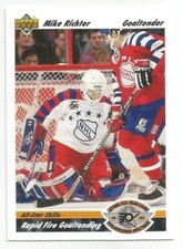 MIKE RICHTER 1991-92 UPPER DECK ALL STAR SKILLS CARD NM-MT+ CONDITION