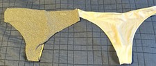 Calvin Klein Thong Panties Old Stock lot of 2 NWOT M And L