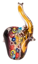 Zibo Glass Ornament - Elephant