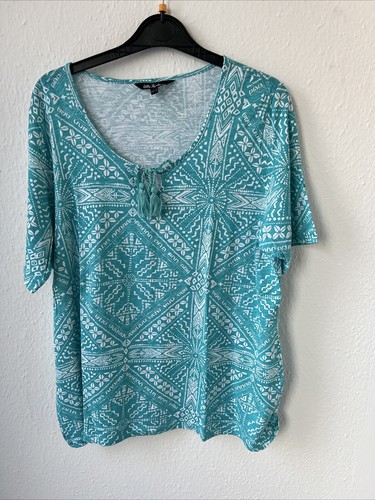 Buntes Damen T-Shirt Sommer Gr 46/48