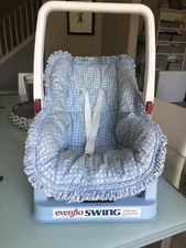 HTF Vintage 1995 Evenflo Baby Swing Carrier Infant Seat Swing Rare