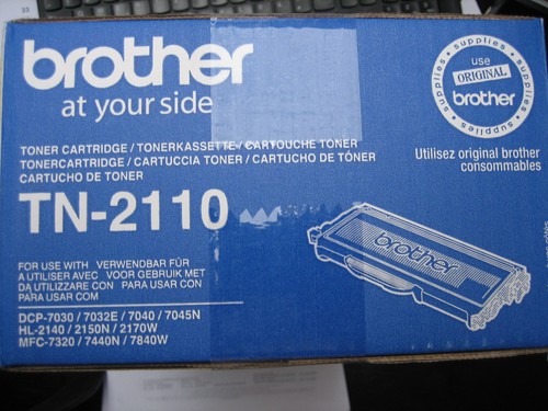  GENUINE BROTHER TONER TN-2110  NEUWARE  OVP DCP-7040  he - Bild 1 von 9