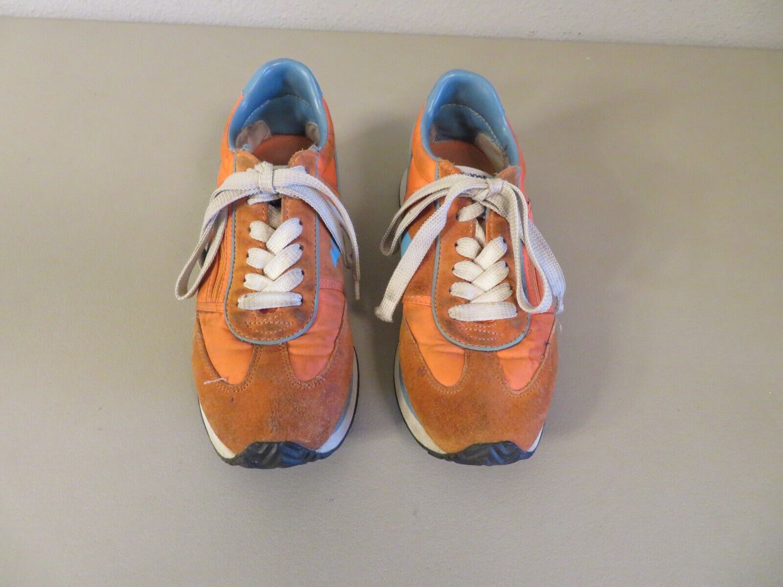 Vintage Orange Kangaroos Shoes Women's 7.5 Zipper… - image 1