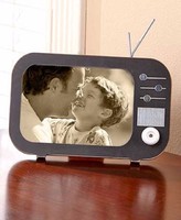 Television Tv Single 5x7 Photo Frame Easel Back Retro Nostalgia Decor Television Tv Single 5x7 Photo Frame Easel Back Retro Nostalgia Decor