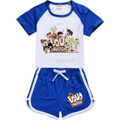 SUMMER The Loud House Girls Casual T Shirt Tops Shorts Sports Tracksuit Sets/new - Picture 6 of 22