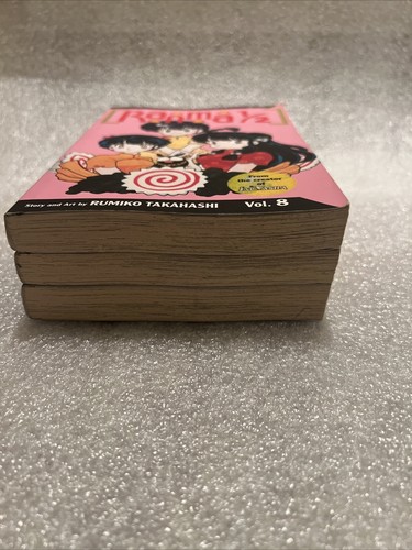 Used Ranma 1/2 Manga By Rumiko Takahashi Lot of 3 Vol. 4,7 & 8 English Paperback - Picture 6 of 9
