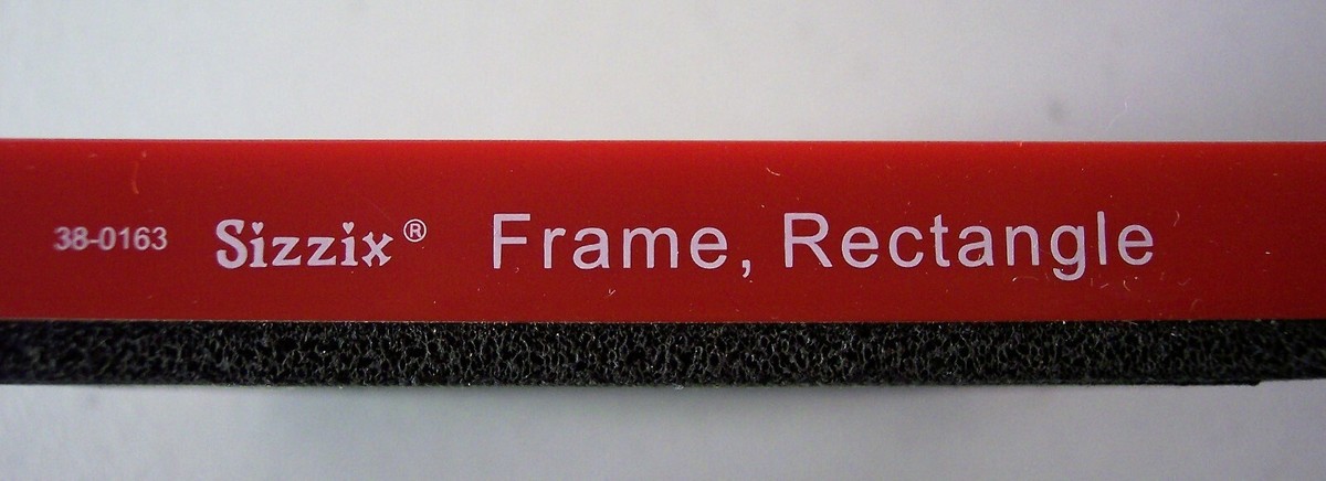 Sizzix Scrapbooking Red Die Cuts FRAME, RECTANGLE 38-0163 | eBay