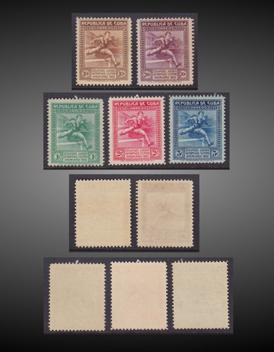 1930 HURDLER SPORT 2ND. CENTRAL AMERICAN ATHLETICS GAMES NH SCT.299-303