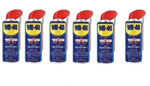 WD-40 Svitol Lubrificante Sbloccante Multiuso Spray Doppia Posizione 6 x 400 ml