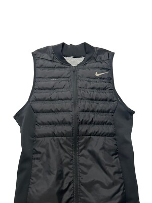 Nike Golf Mens Aeroloft Black Vest Size Small Lightweight Nike Golf Mens Aeroloft Black Vest Size Small Lightweight