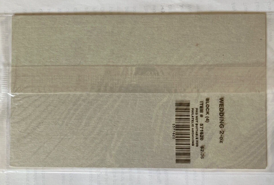 Mint US Stamps 2008 59c Wedding Block of 4 #4272 - Image 2 of 3