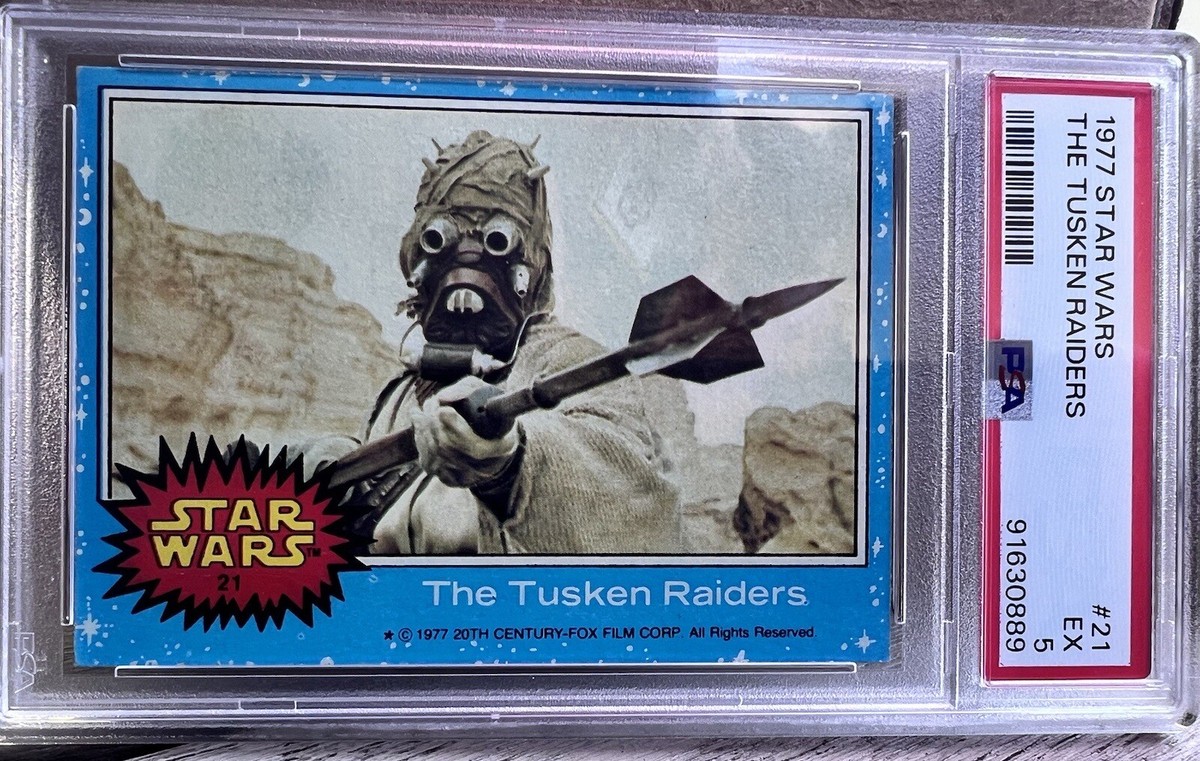 1977 Topps Star Wars #21 The Tusken Raiders New PSA Slab 5 EX