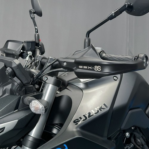 For Suzuki GSX-8S 2023-2025 Handlebar Hand Guards Protector GSX-8S LOGO Black - Picture 2 of 23