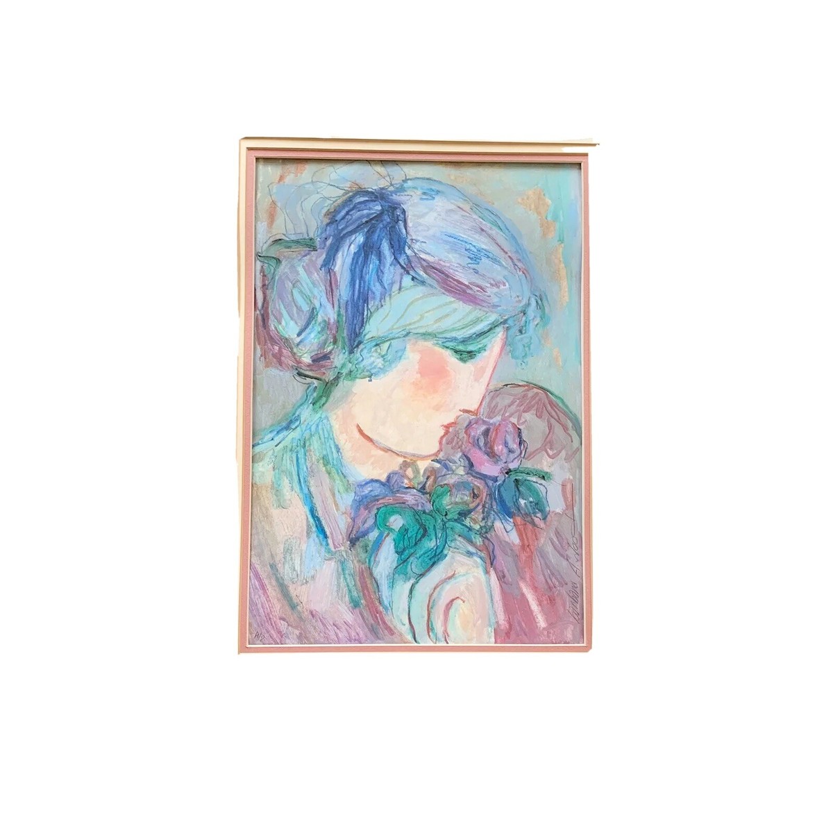 絵画 Barbara Wood 絵画 Barbara Wood Finely Framed and Matted Lithograph by
