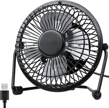 Desk Fan Quiet Small USB Fan 360  Rotation Portable Table Fan 2 Speed Mini Perso