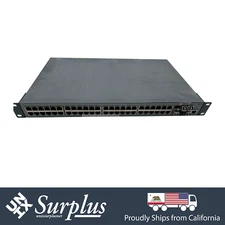 48 Port 1GB RJ45 FS IPMI L2+ Management Web GUI Switch Dual PSU | 6x 10GB SFP+