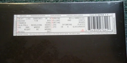 RADIOHEAD - AMNESIAC 2 x 10” LP SET - NEW & FACTORY SEALED - OUT OF PRINT & RARE - Picture 3 of 3