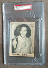 1981 Wrestling Super Stars Andre The Giant WWF/NWA/AWA PSA Graded 5 EX Hand Cut