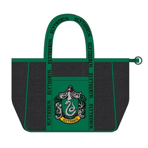 Borsa Spiaggia Premium Harry Potter Slytherin VERDE SCURO | UNISEX CERDà - Foto 1 di 2