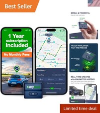 Magnetic 4G LTE GPS Tracker: Real-Time Vehicle Locator with 12-Mo Subscription