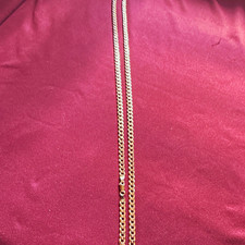 14K Yellow Gold Curb Link Chain Necklace Lobs...