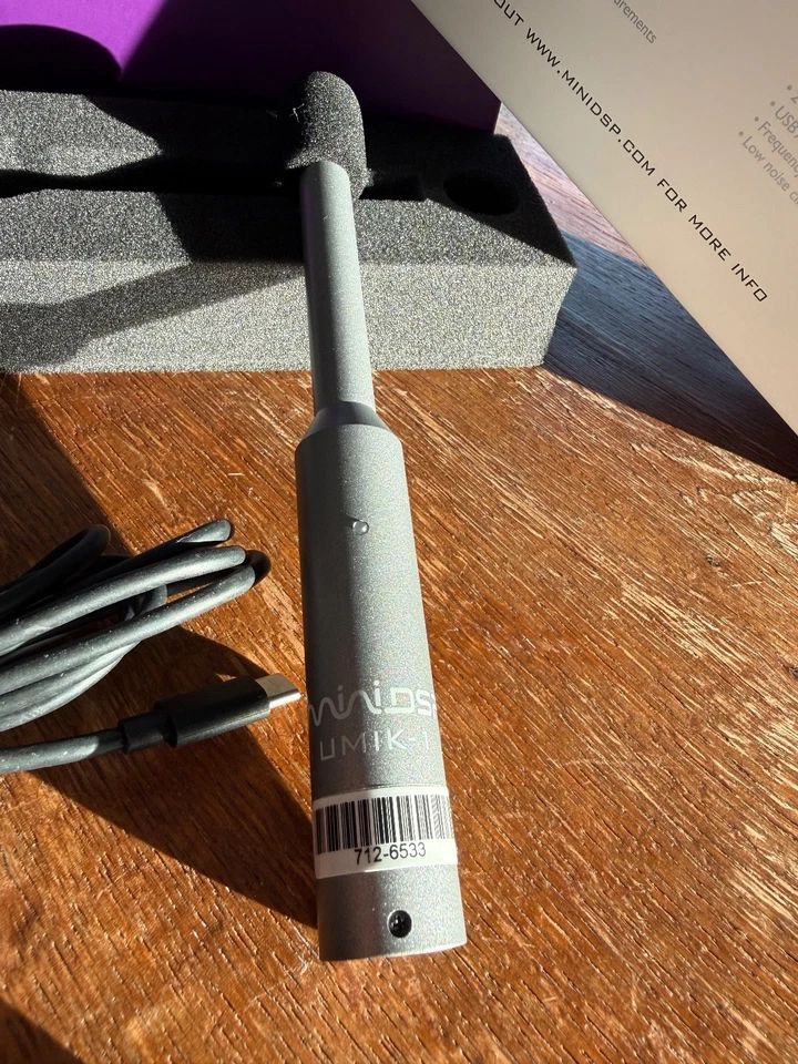 miniDSP Umik-1 kalibriertes USB-Messmikrofon mit Kugel-Richtcharakteristik - Bild 4 von 4
