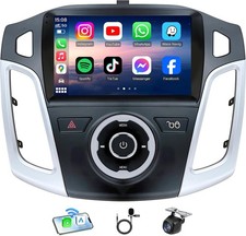 Car Stereo Radio 8Core 4G+64G 9" GPS WiFi AM/FM SWC For Ford Focus 2012-2018