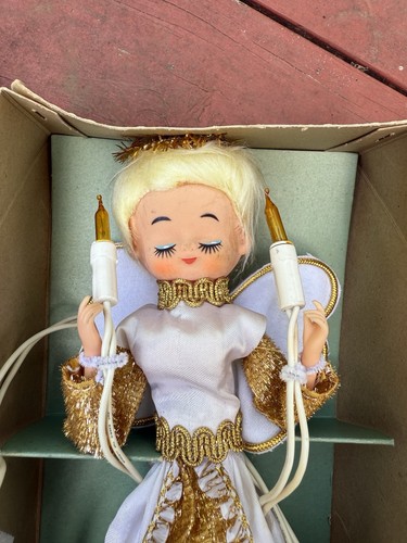 Rare Vintage 1970’s GE Heavenly Angel Light Up Christmas Tree Topper - Bild 4 von 6