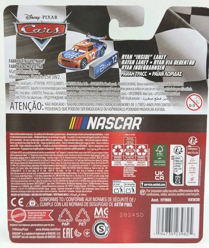 Lot Of 6 New 2024 NASCAR Edition Disney Pixar Cars McQueen Gogo Bubba Laney - Picture 4 of 14