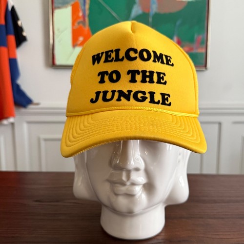 Guns N Roses Welcome To The Jungle Trucker Mütze Gelb Official 2021 Tour H