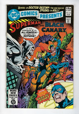 DC Comics Presents # 30 Superman & Black Canary (1981) VG/FN