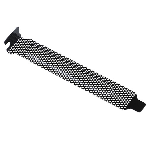 10pc New black PCI slot cover dust filter blanking plate hard steel L2 - Afbeelding 5 van 9