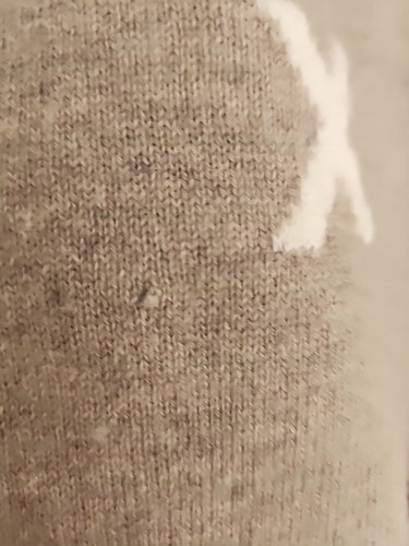 Neiman Marcus Womens L Red White Taupe Cashmere Graphic XO Heart Love Read - Picture 4 of 9