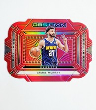 2020-21 Panini Obsidian Jamal Murray Eclipse Red Flood Insert #16 Denver Nuggets